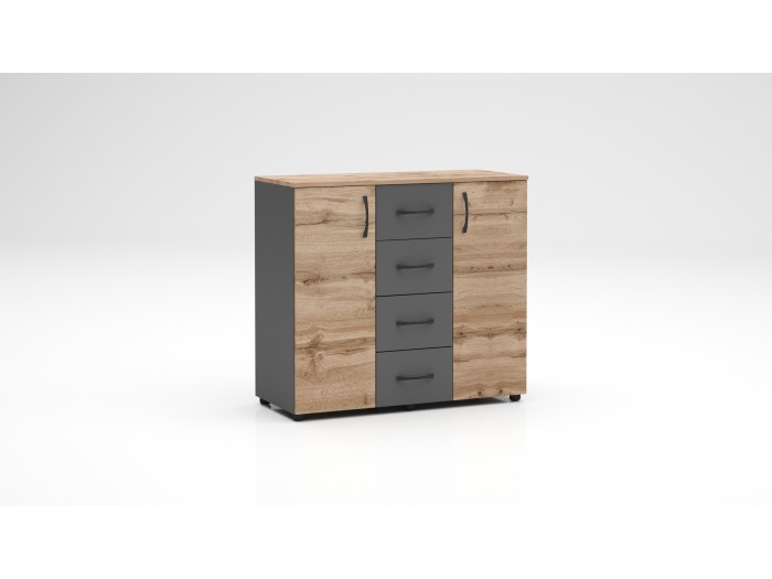 Скрин Аполо 4 (дъб вотан/антрацит)